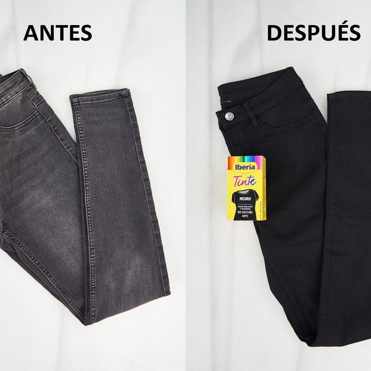 GENERICO - Tinte Para Teñir Ropa tela De Color Negro intenso