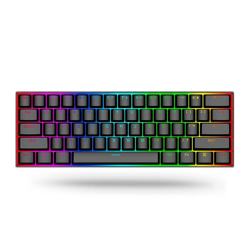 REDRAGON - Teclado Mecánico Redragon 60 DRAGONBORN Negro Blue switch K630RGB