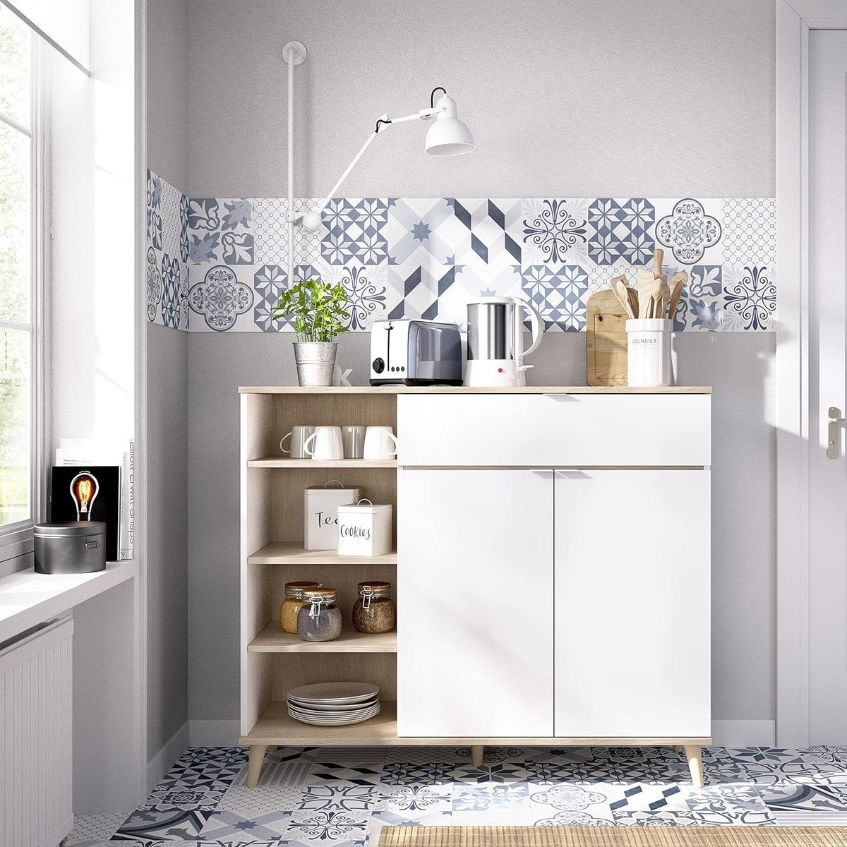 VENTITAS HOME - Recibidor Vintage Jade Ventitas Home Duna y Blanco