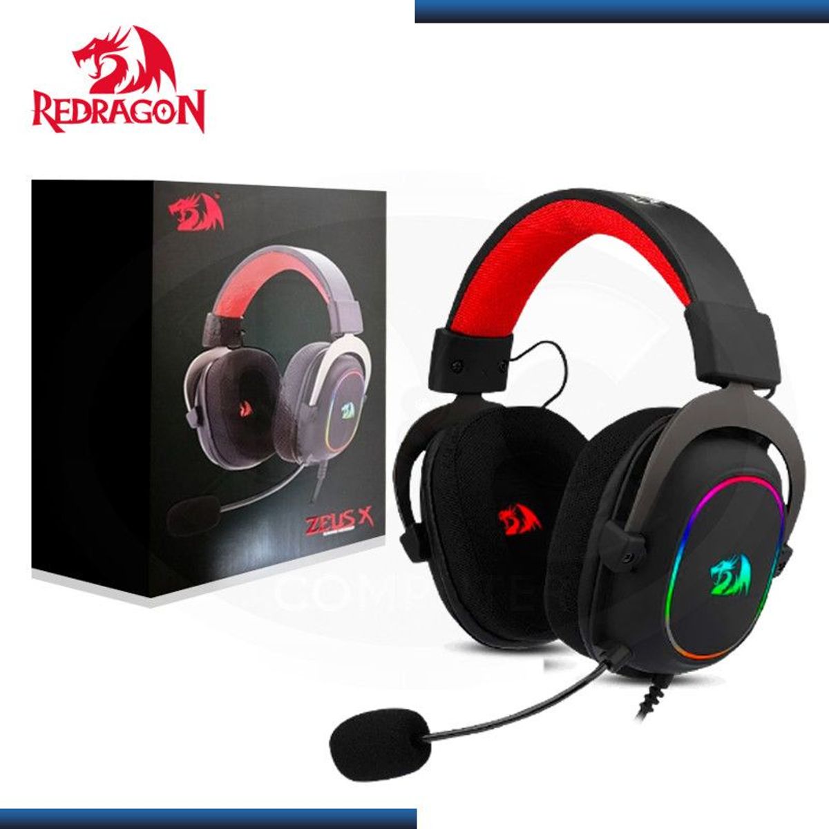 REDRAGON - Audífonos Gamer Redragon Zeus X H510-RGB 7.1 Virtual
