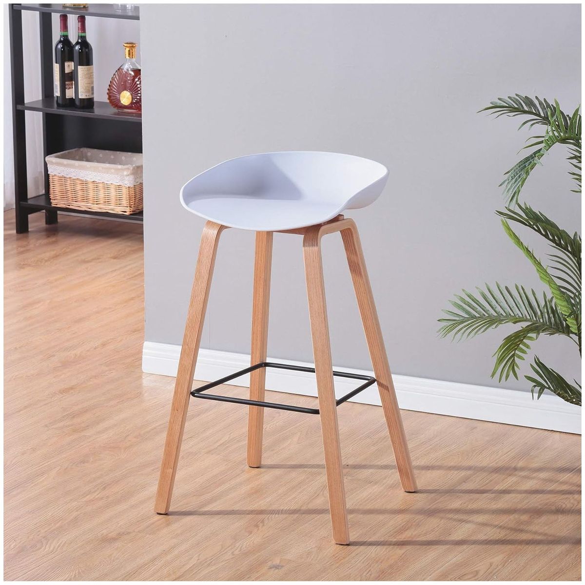 VENTITAS HOME - Banco Bar Nórdico Paolo Ventitas Home Blanco