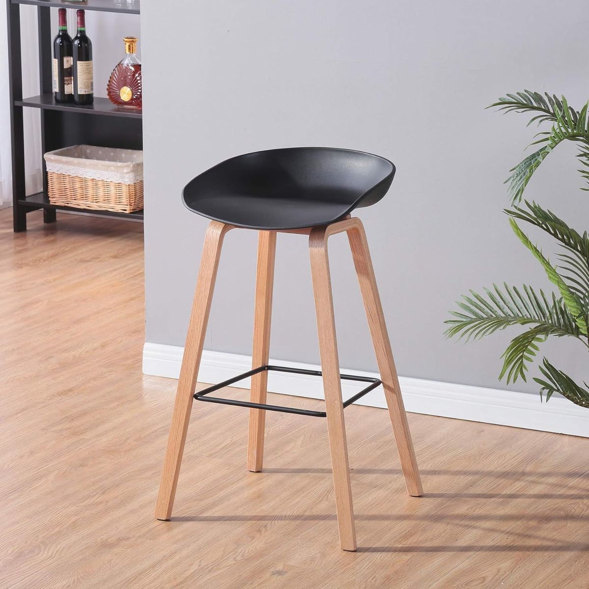 VENTITAS HOME - Banco Bar Nórdico Paolo Ventitas Home Negro