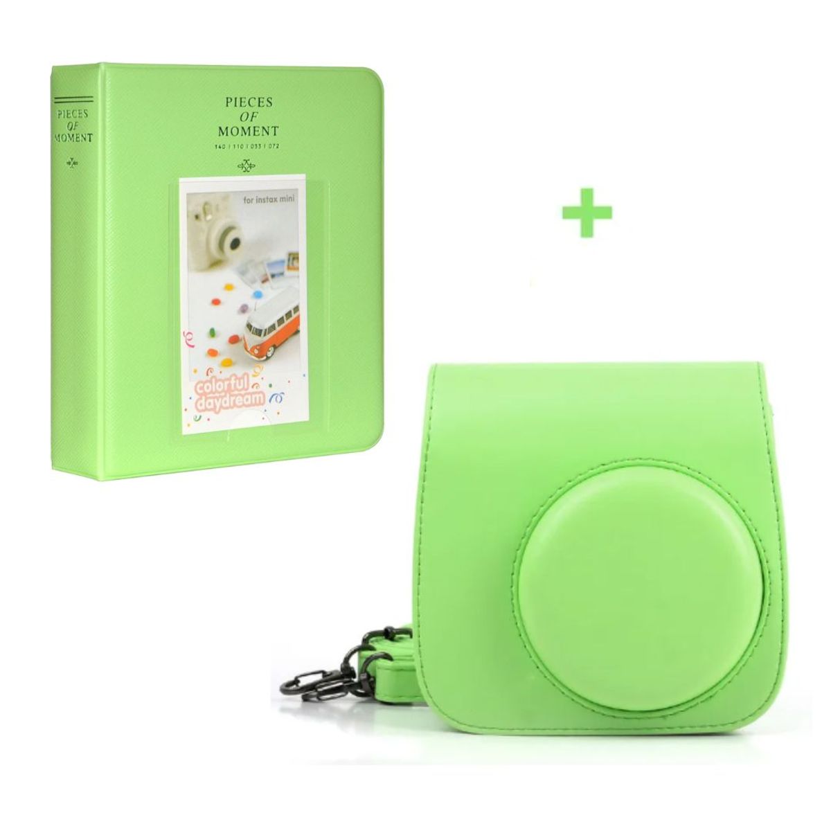 GENERICO - ALBUM 64 FOTOS + ESTUCHE PARA CÁMARA INSTAX MINI 8 - 9 -11