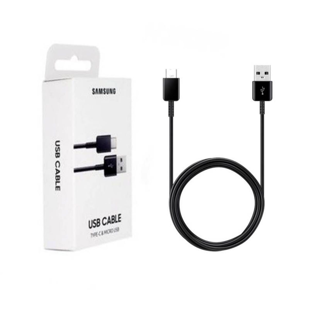 SAMSUNG - Cable Cargador Premium Samsung USB a Tipo C Negro