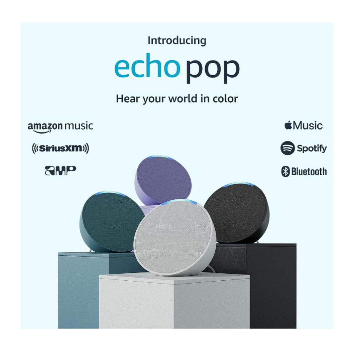 AMAZON - Amazon Echo Pop  Altavoz Inteligente Con Alexa