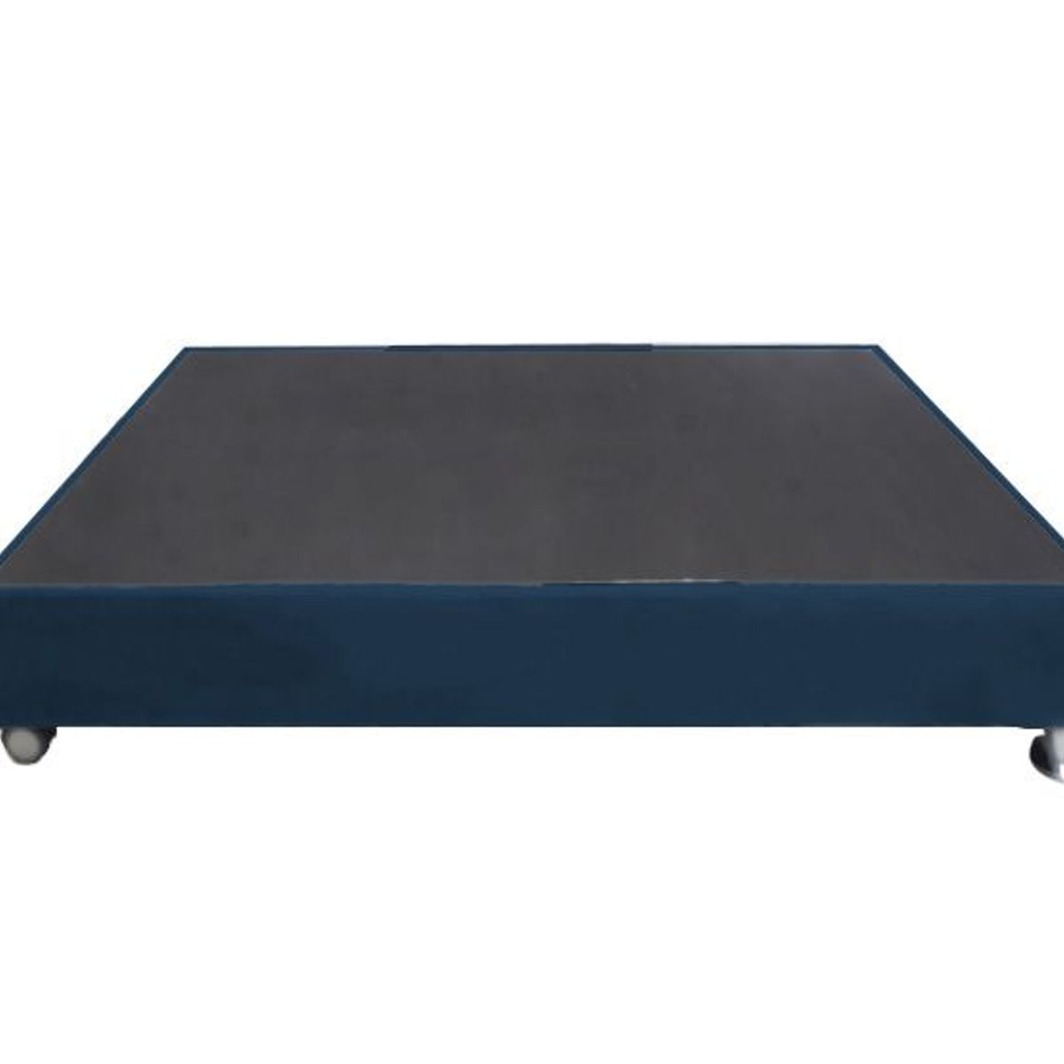 BARAKA HOME - Base De Cama Luton con Ruedas 2 plz - Azul Marino