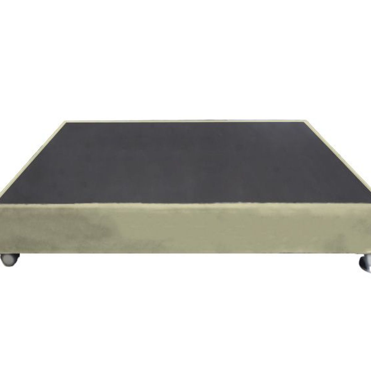 BARAKA HOME - Base De Cama Luton con Ruedas 2 plz - Beige Claro