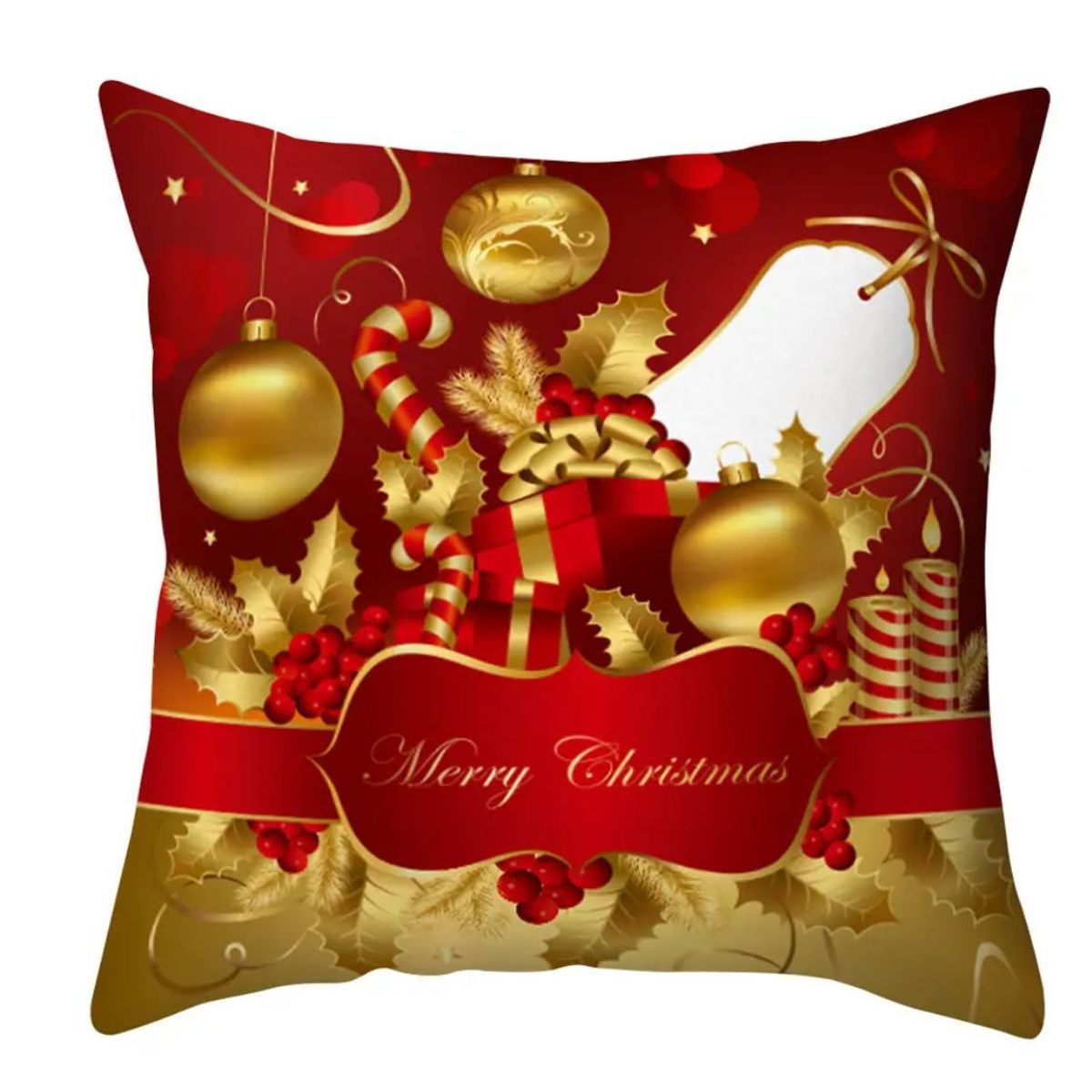 KAST PE - Almohada Cojin Navidad Modelo Merry Christmas 45x45