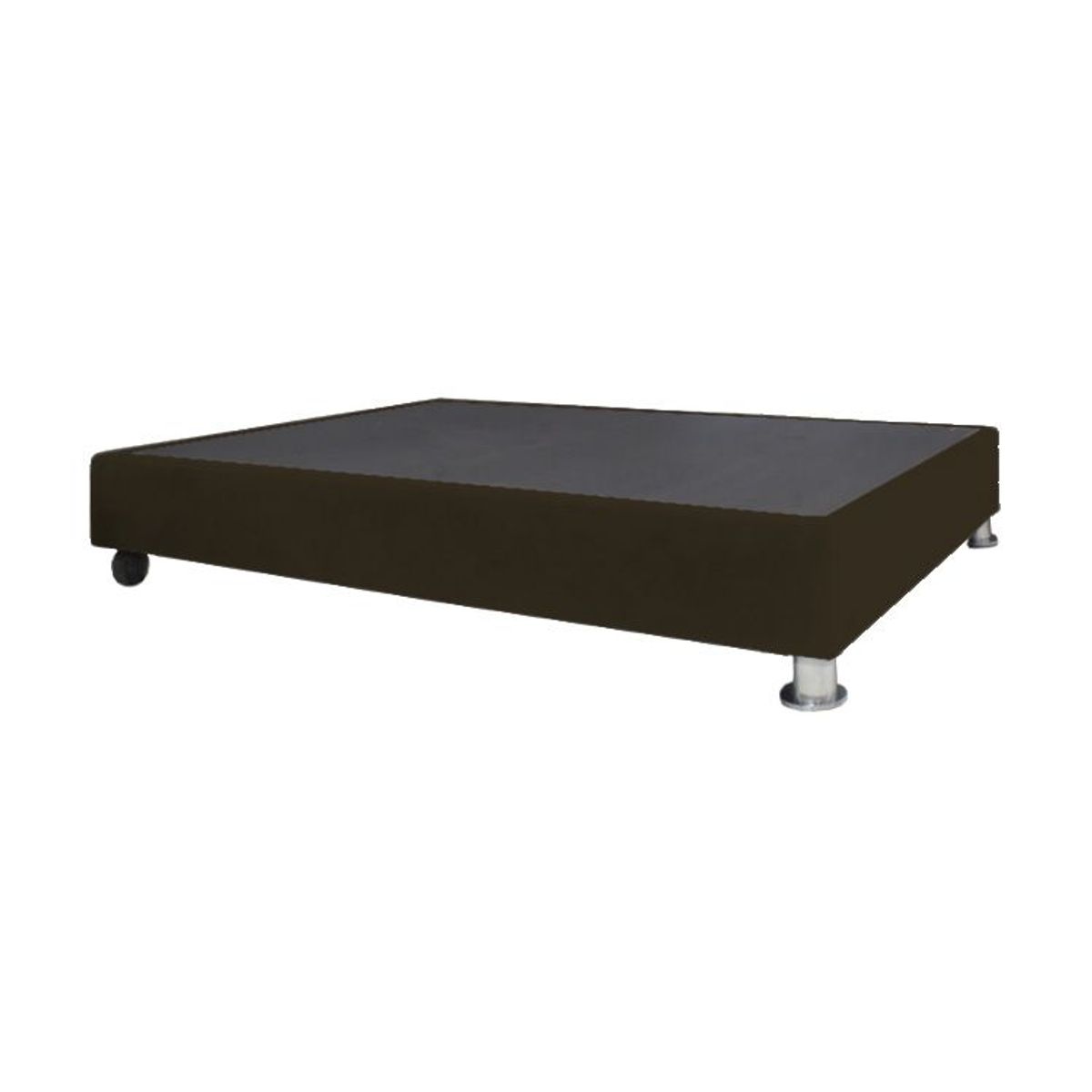 BARAKA HOME - Base De Cama Luton con Ruedas 2 plz - Chocolate