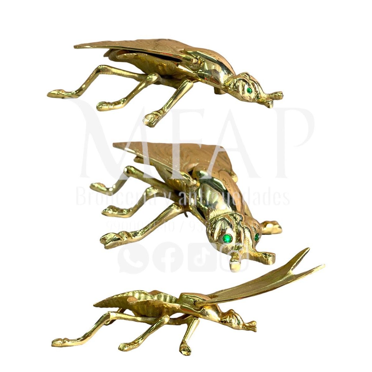 MFAP BRONCERIA Y ANTIGUEDADES - Cenicero de bronce en forma de mosca