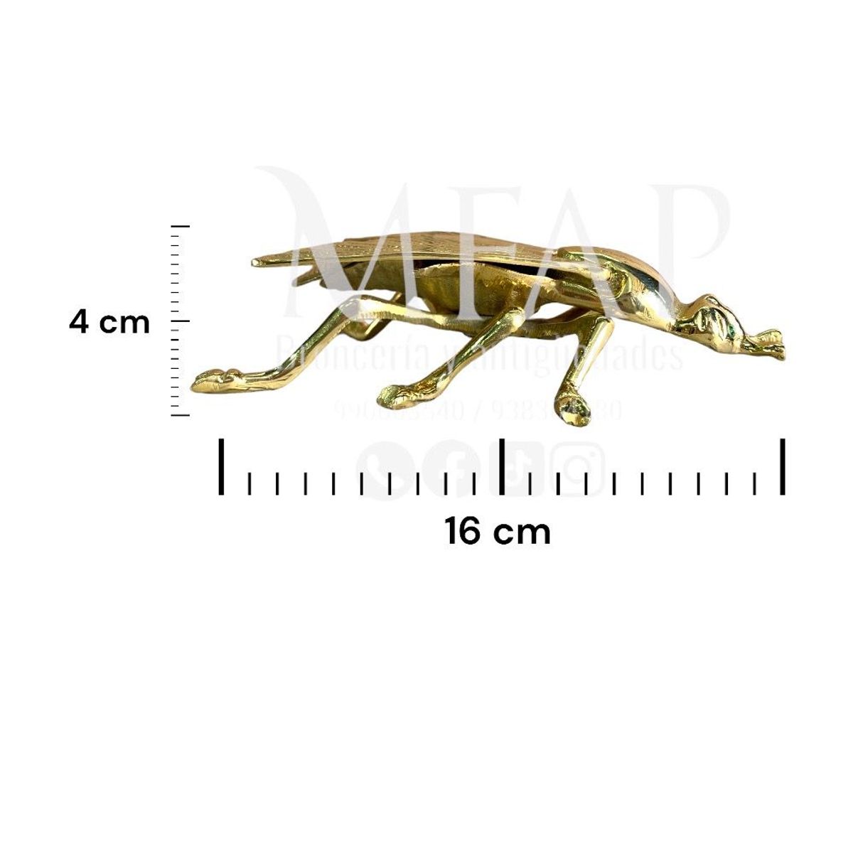 MFAP BRONCERIA Y ANTIGUEDADES - Cenicero de bronce en forma de mosca