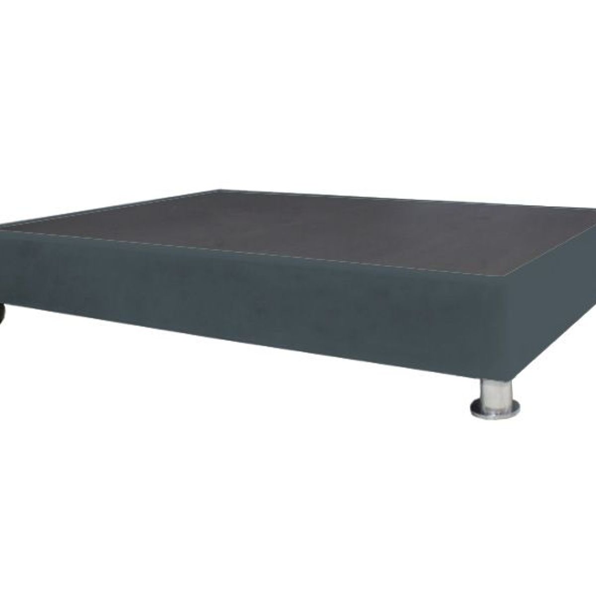 BARAKA HOME - Base De Cama Luton con Ruedas 2 plz - Gris Oscuro