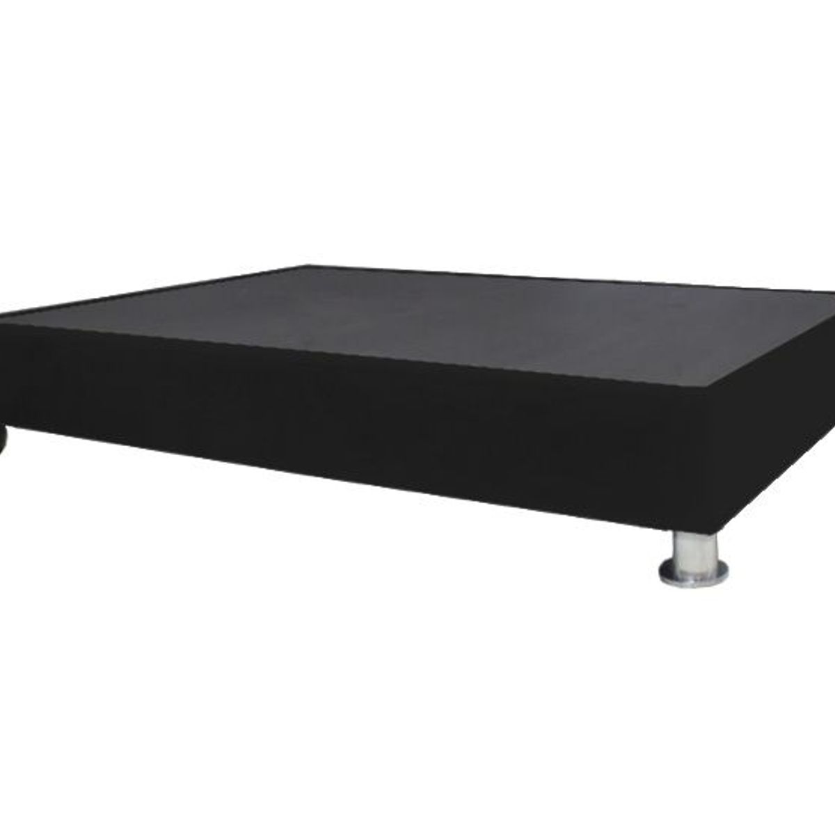BARAKA HOME - Base De Cama Luton con Ruedas 2 plz - Negro