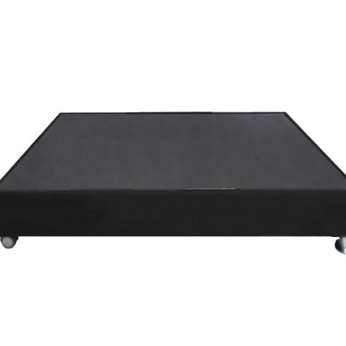 BARAKA HOME - Base De Cama Luton con Ruedas 2 plz - Negro