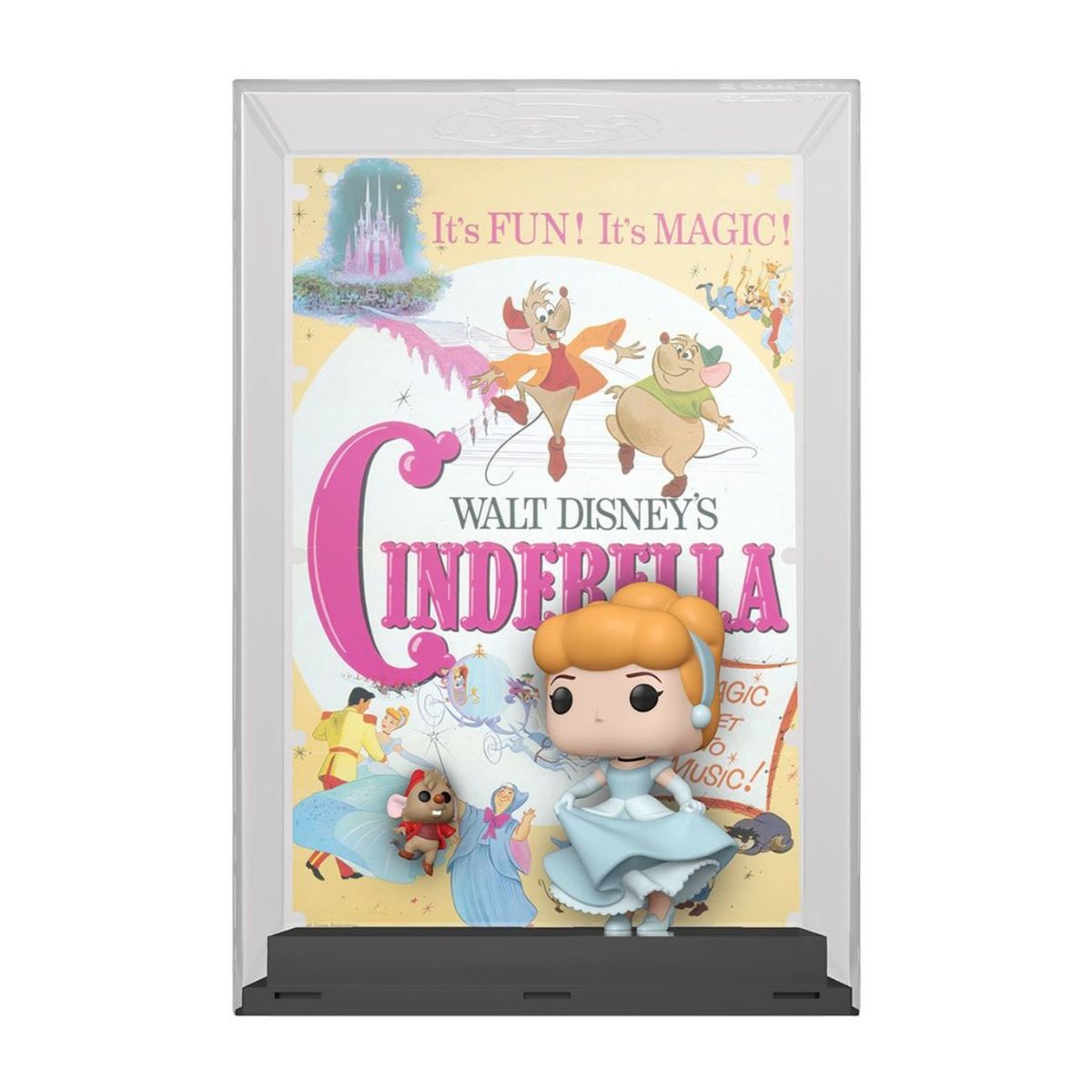 FUNKO - Funko Pop Movie Poster -Cenicienta- Cinderella y Jaq -Disney
