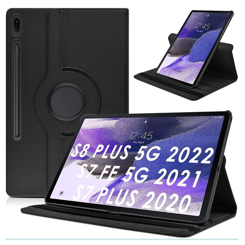 GENERICO - Funda para Samsung Tab S8+ Plus 12.4 SM-X800 Case Flip Cover Protector