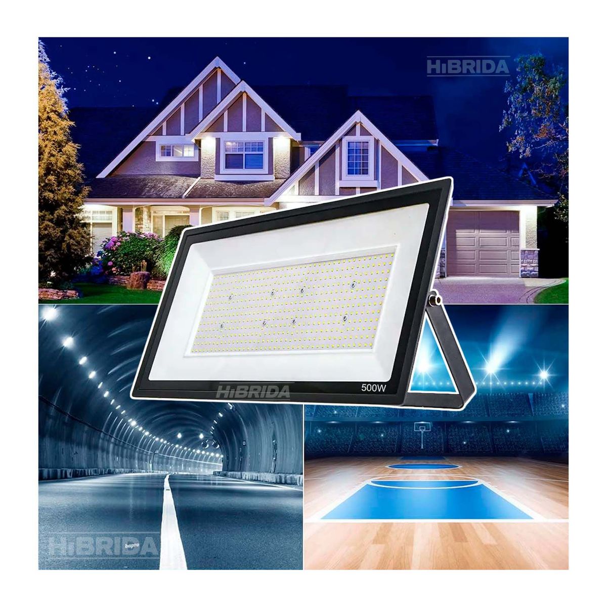 CUBULL - REFLECTOR LUZ LED 500W EXTERIORES JARDÍN PATIO - DX-500D