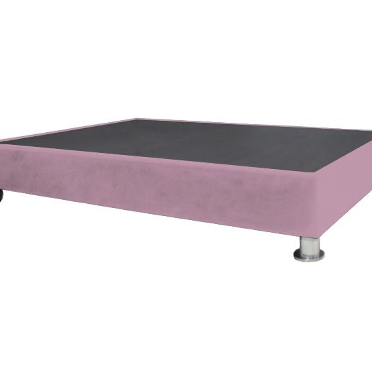BARAKA HOME - Base De Cama Luton con Ruedas 2 plz - Rosado
