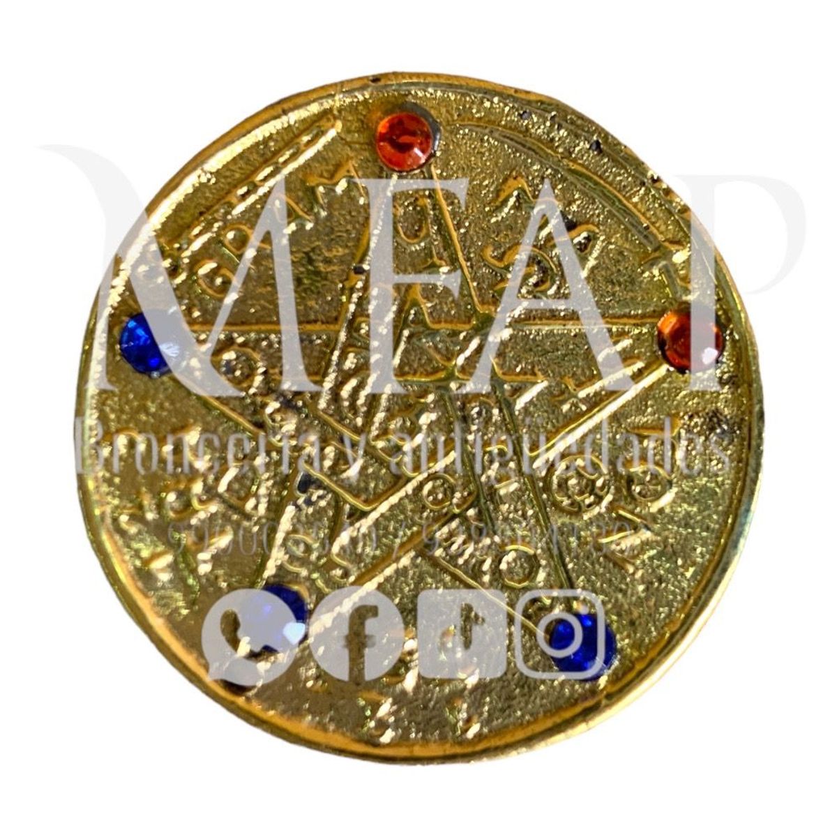 MFAP BRONCERIA Y ANTIGUEDADES - Pentagrama de bronce