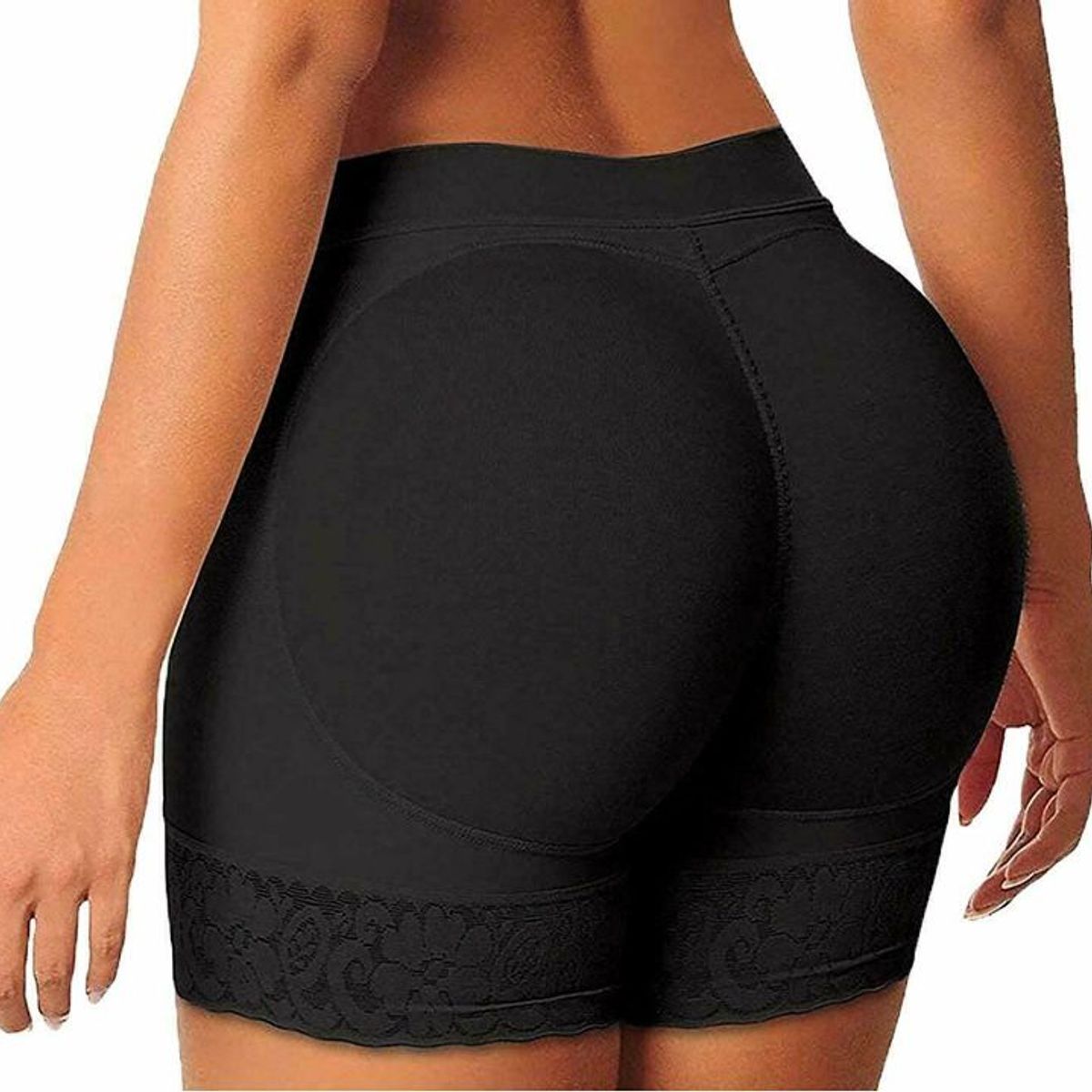 GENERICO - Short Levanta glúteos con pretina ropa interior de mujer