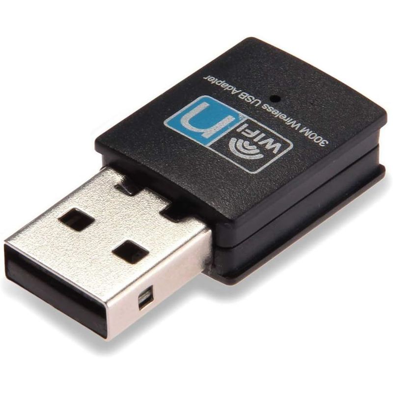 OEM - Adaptador Wifi Inalámbrico 300Mbps 2dB USB Receptor Wifi 802.11