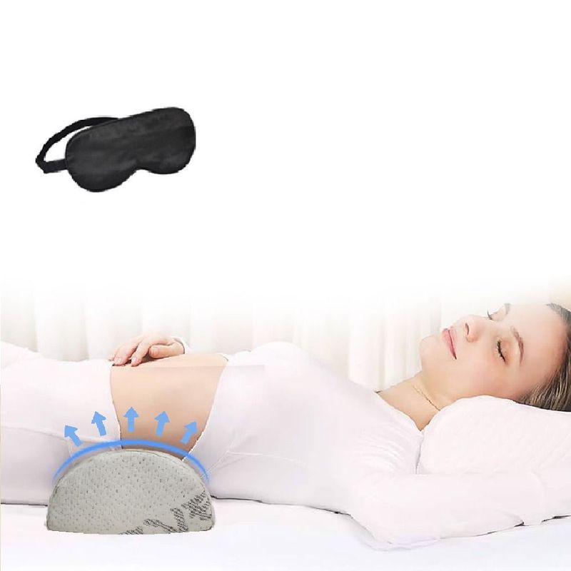 TERAFLEX - ALMOHADA LUMBAR PARA DORMIR VISCOELASTICA  TERAFLEX  52x22x10CM