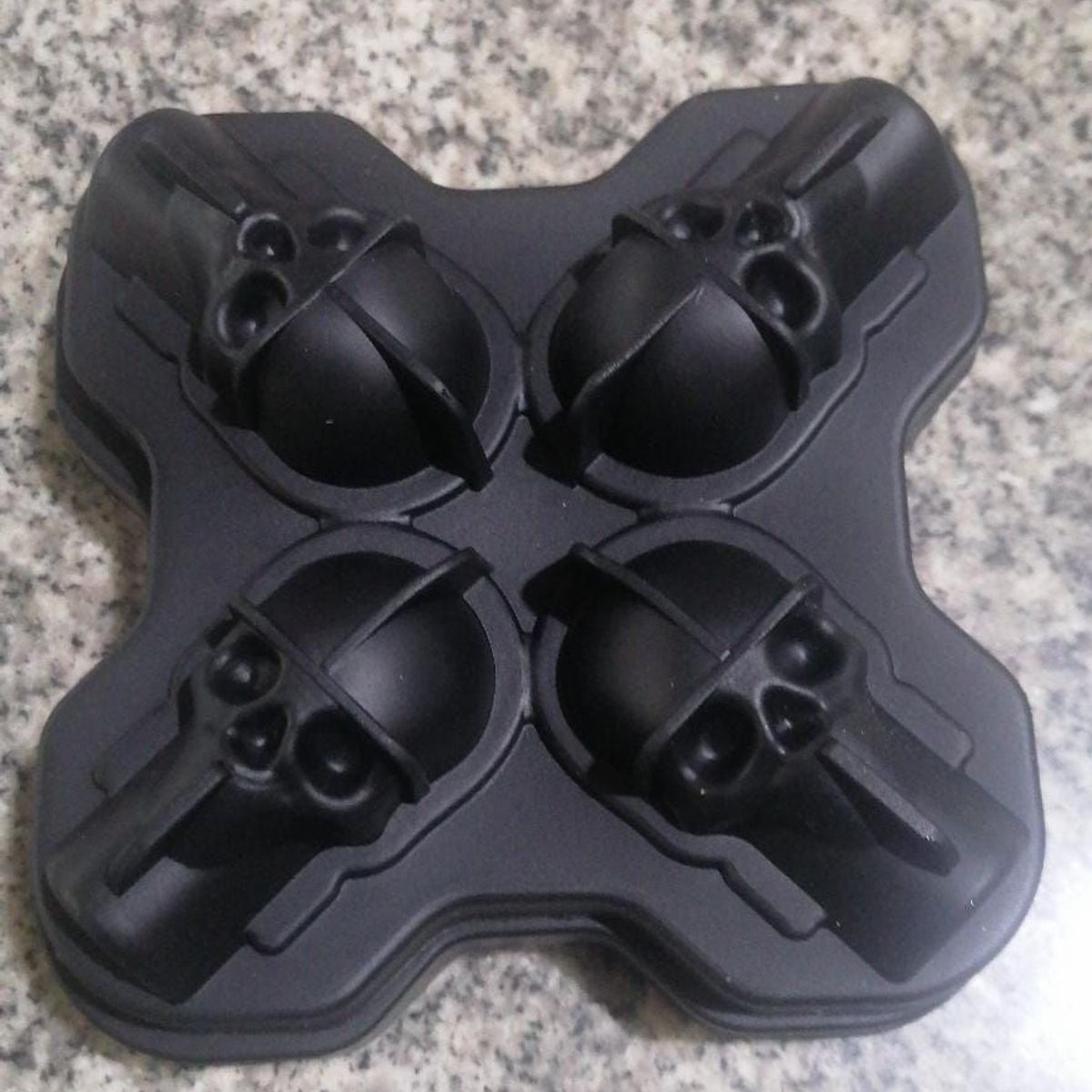 GENERICO - MOLDE DE HIELO EN FORMA DE CALAVERA HALLOWEEN