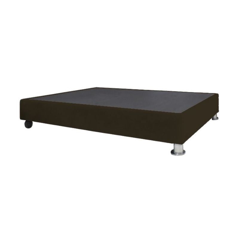 BARAKA HOME - Base De Cama Luton con Ruedas 1.5 plz - Chocolate