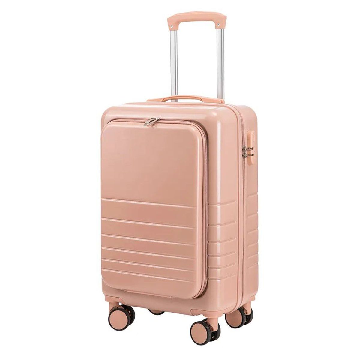 GENERICO - Maleta de Viaje Carry-On de Mano Cabinera Compartimiento Laptop Melon