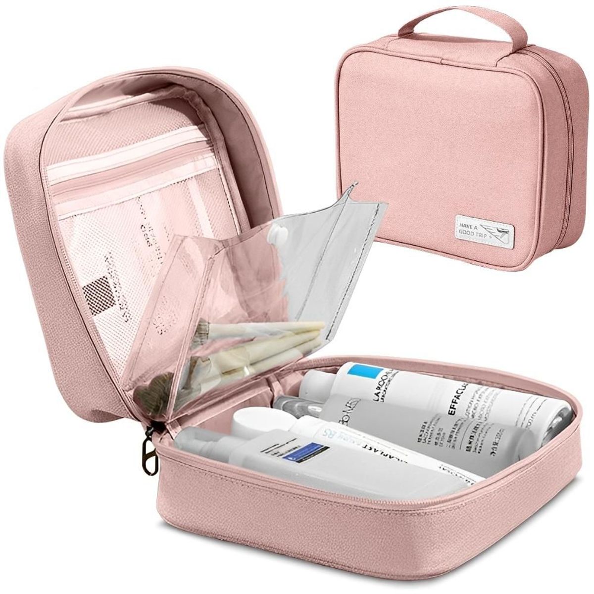 MINARI - Neceser Organizador Maquillaje Bolsa de Aseo para Maleta Viaje RS 18N