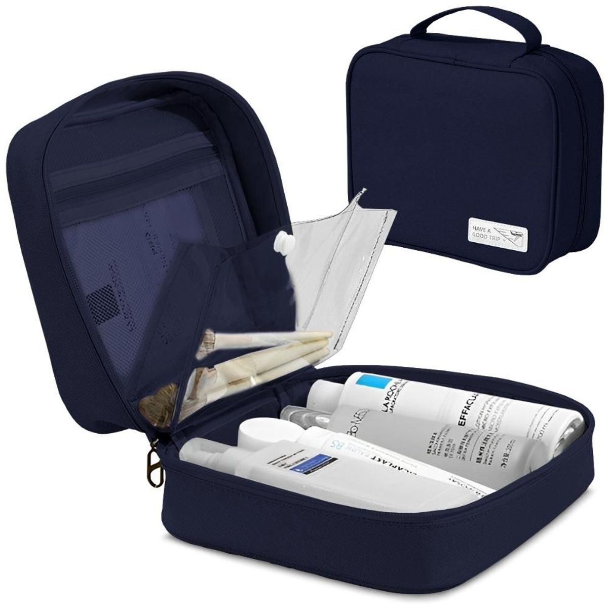 MINARI - Neceser Organizador Maquillaje Bolsa de Aseo para Maleta Viaje AZ 18N