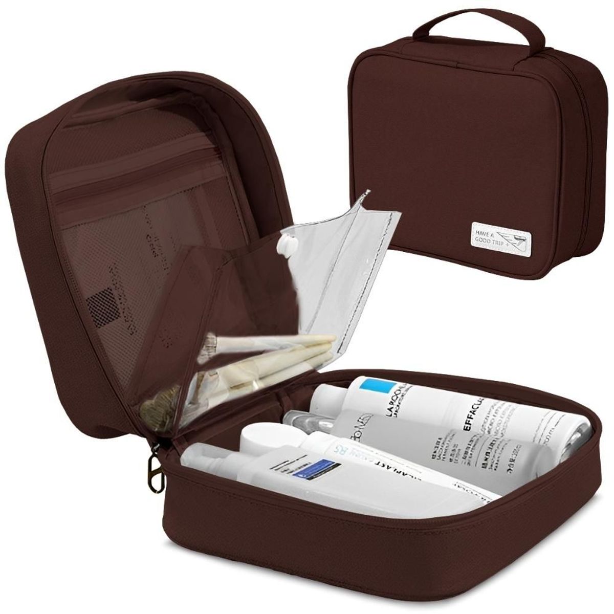 MINARI - Neceser Organizador Maquillaje Bolsa de Aseo para Maleta Viaje MR 18N