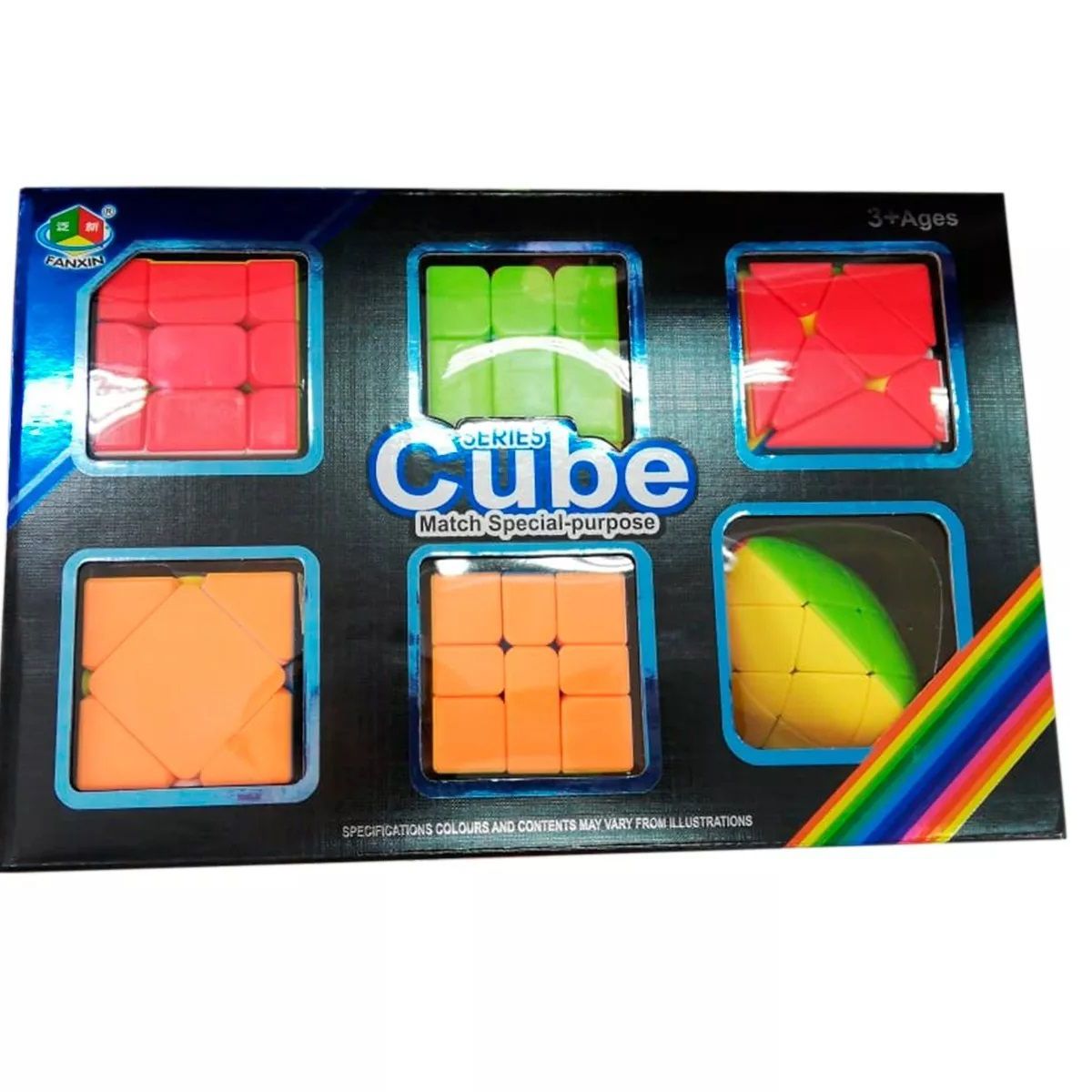 GENERICO - Set De Cubos Mágicos especiales Fanxin 6 cubos