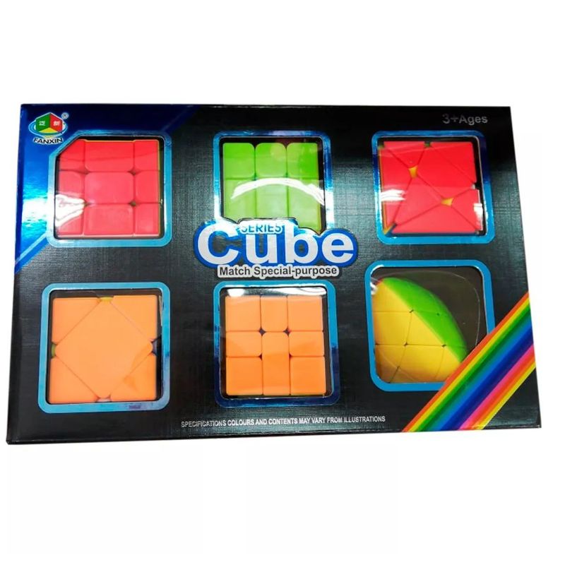 GENERICO - Set De Cubos Mágicos especiales Fanxin 6 cubos