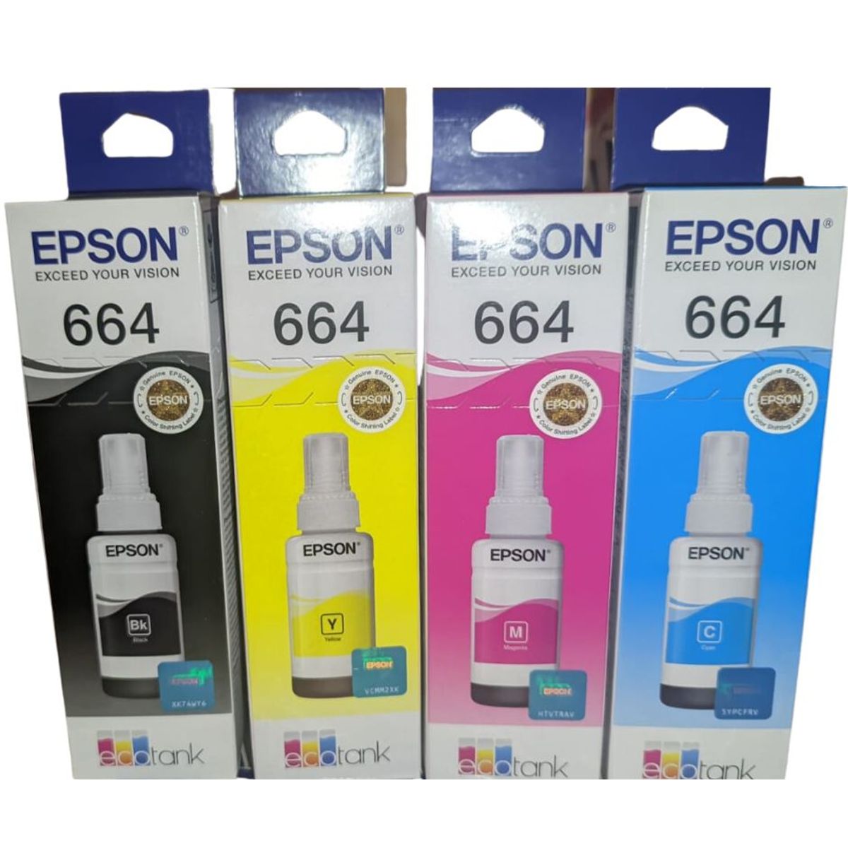 EPSON - Tinta Kit Epson T664, 4 Colores originales