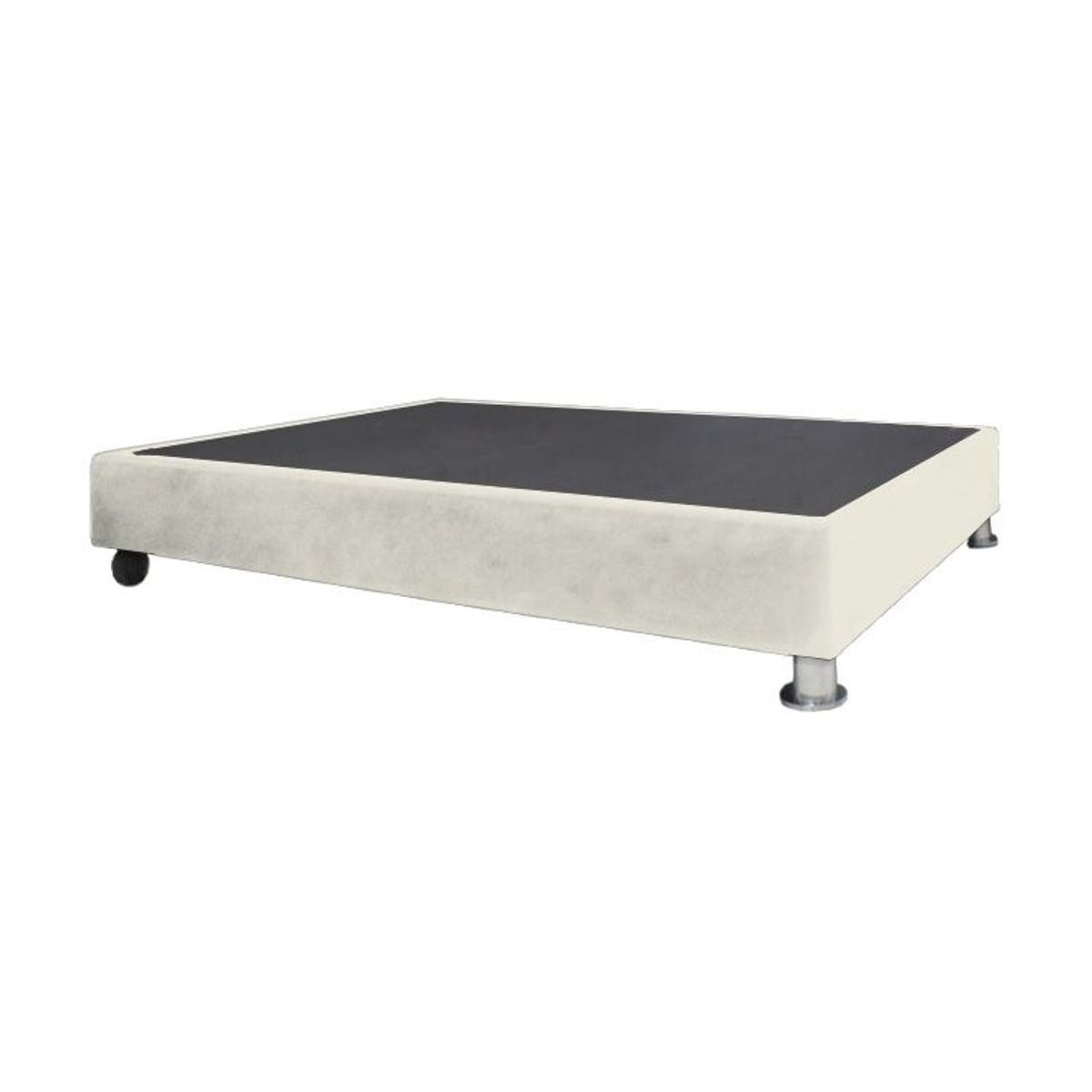 BARAKA HOME - Base De Cama Luton con Ruedas 1.5 plz - Ivory