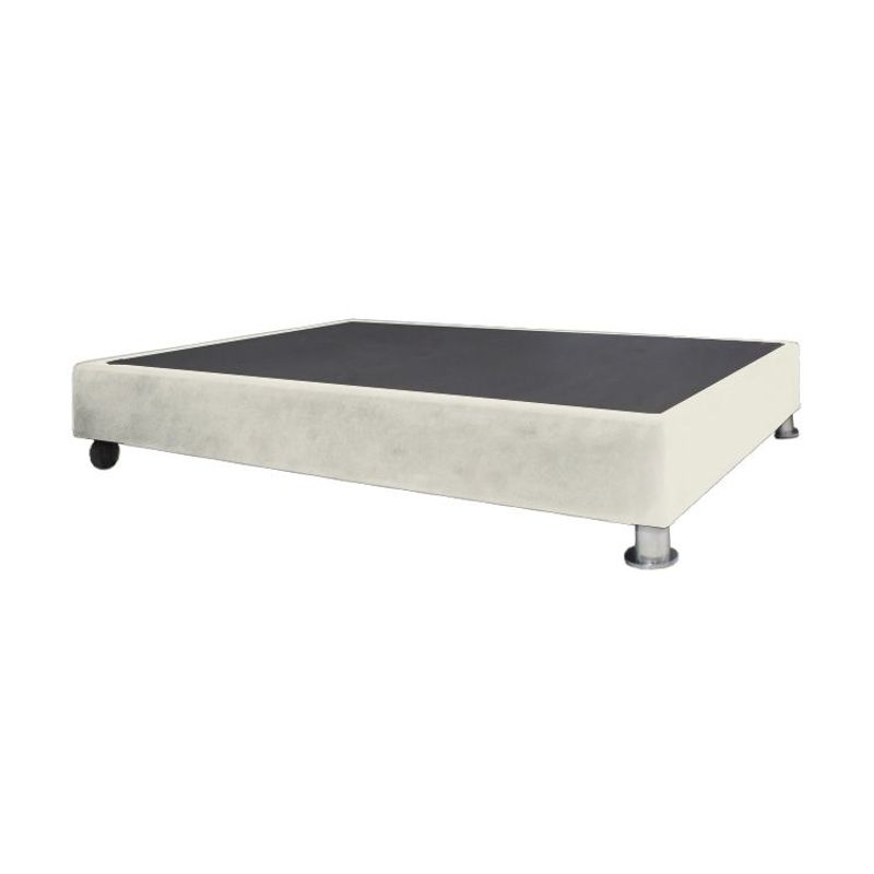 BARAKA HOME - Base De Cama Luton con Ruedas 1.5 plz - Ivory