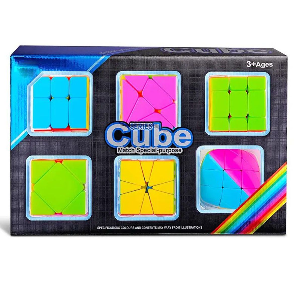 GENERICO - Set De Cubos Mágicos especiales Fanxin 6 cubos