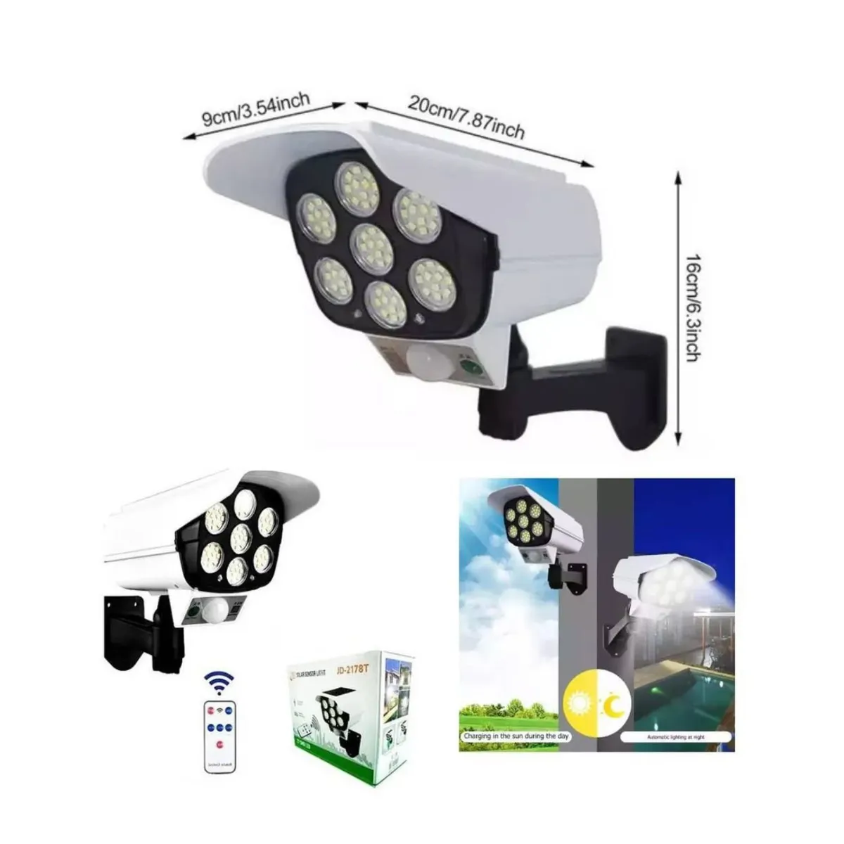 OEM - Foco Solar Con Sensor De  Movimiento