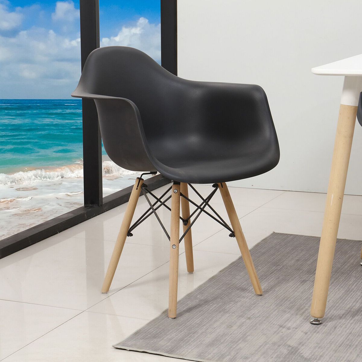 VENTITAS HOME - Silla de Comedor Vintage Melinor Ventitas Home Negro