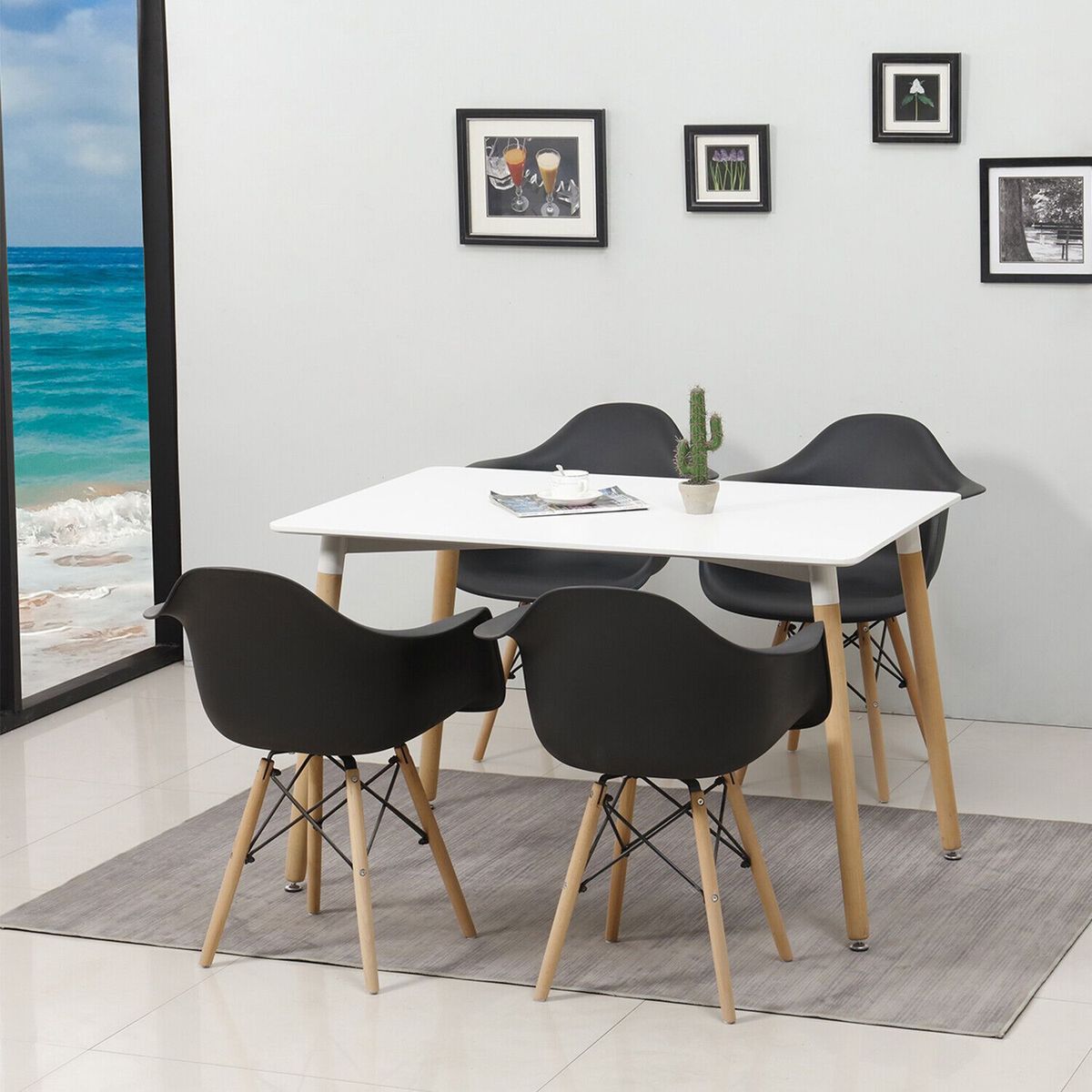 VENTITAS HOME - Silla de Comedor Vintage Melinor Ventitas Home Negro
