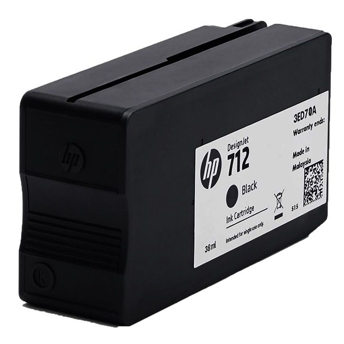 HP - Tinta HP 712A Black para T210 T230 T250 T630 T650 38ml