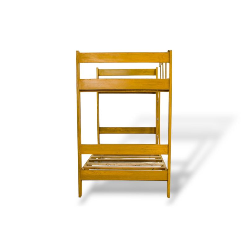 MUEBLES MACRUMO - Camarote de Madera Shihuahuaco de 1.5 Plz + Acabado-