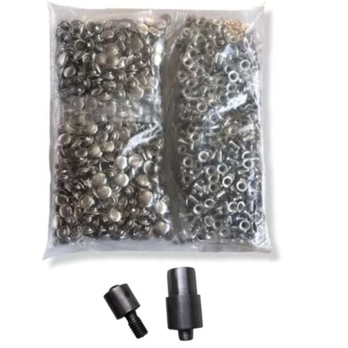 GENERICO - 1000 Remaches 9mm para Lanyard Ropa Cuero Tela Más Troquel