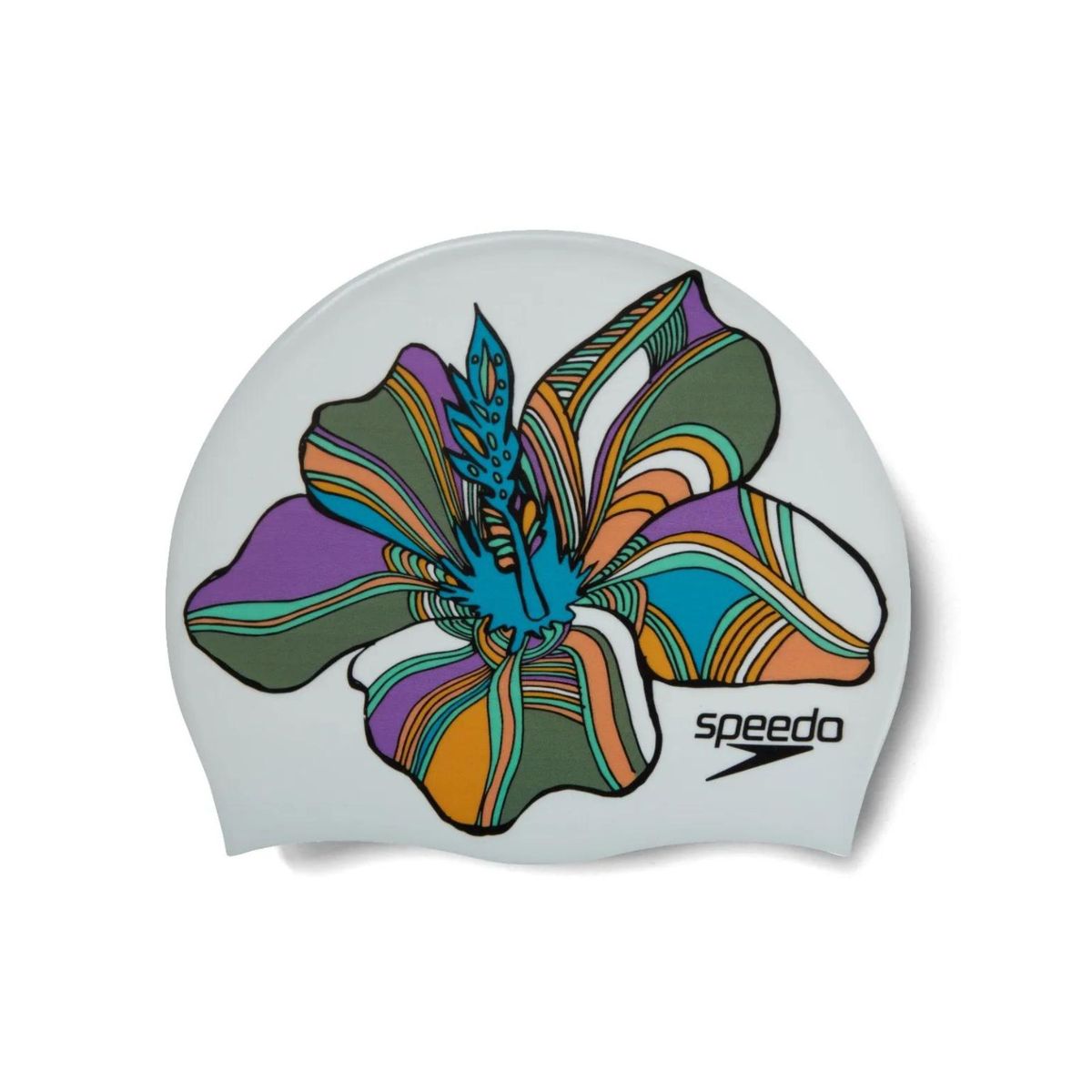 SPEEDO - Gorro Natacion Speedo Digital Printed Cap White Pink