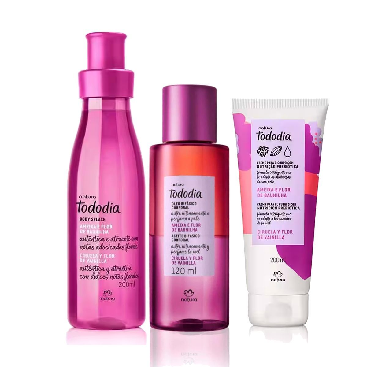 NATURA - Tododia Ciruela y Flor de Vainilla Spray con Hidratante Oleo