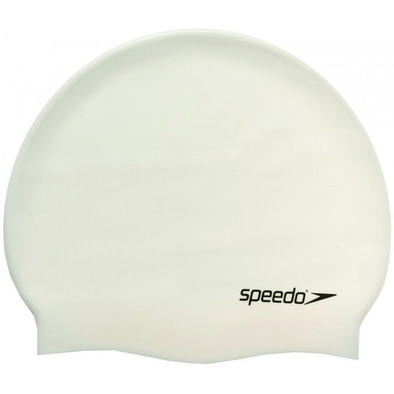 SPEEDO - Gorro Para Natación Speedo Plain Flat Blanco