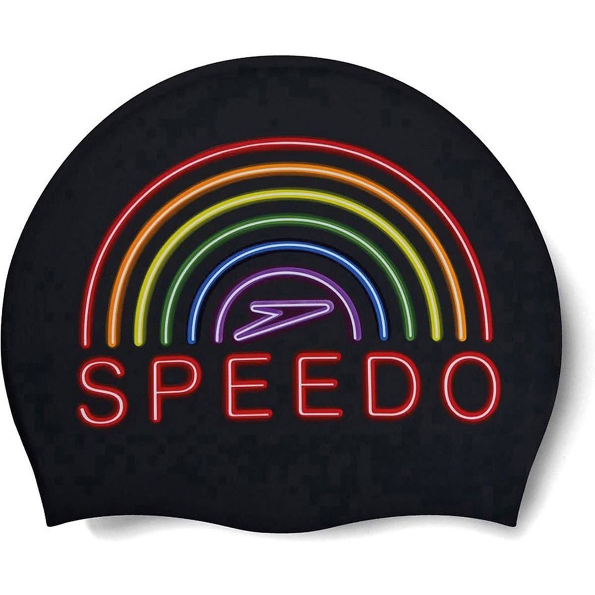 SPEEDO - Gorro Natacion Speedo Slogan Printed Cap Black
