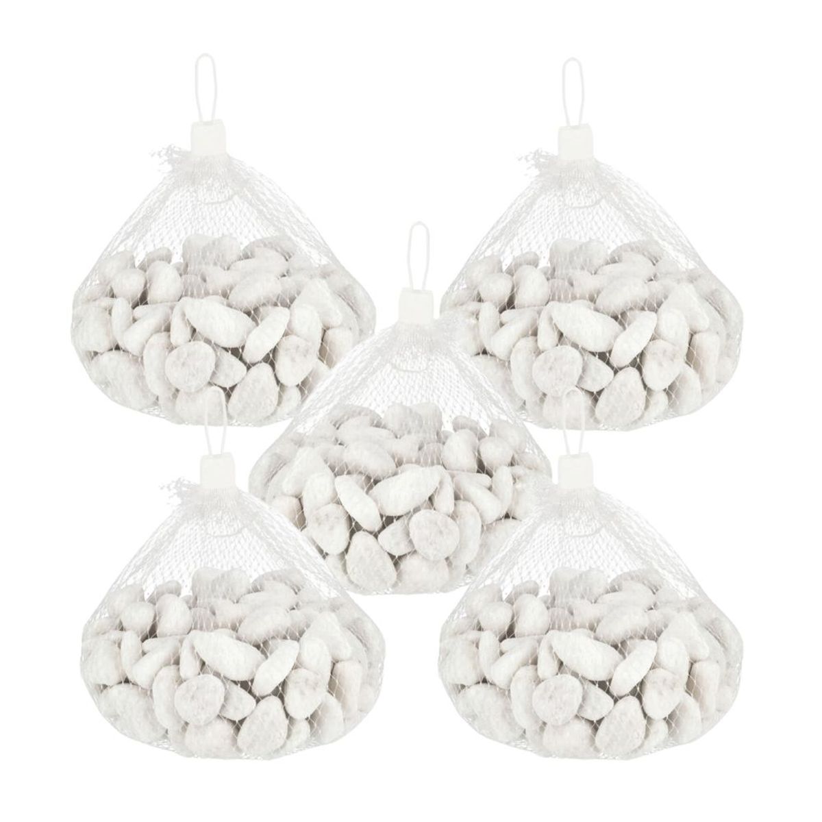 HYGGE - Piedras Blancas Decorativas Grava Natural