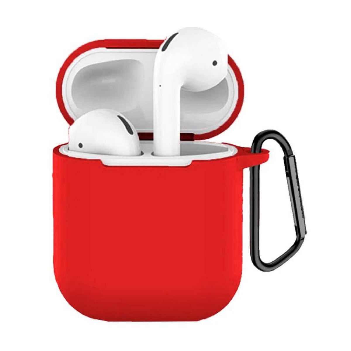 OTTOWARE - CASE PARA AIRPODS SILICONA 1ERA Y 2DA GENERACION ROJO